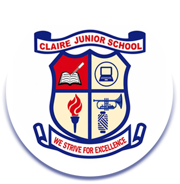 Claire Junior School logo with shadow