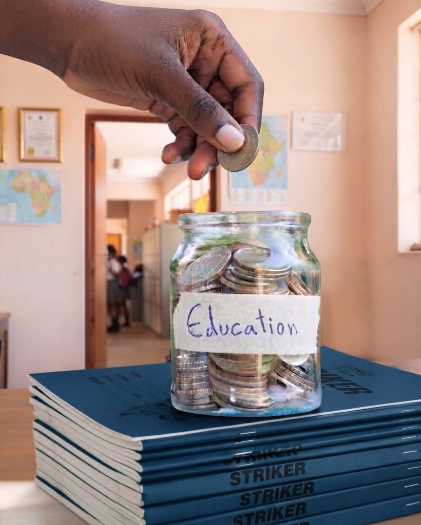 school fees jar